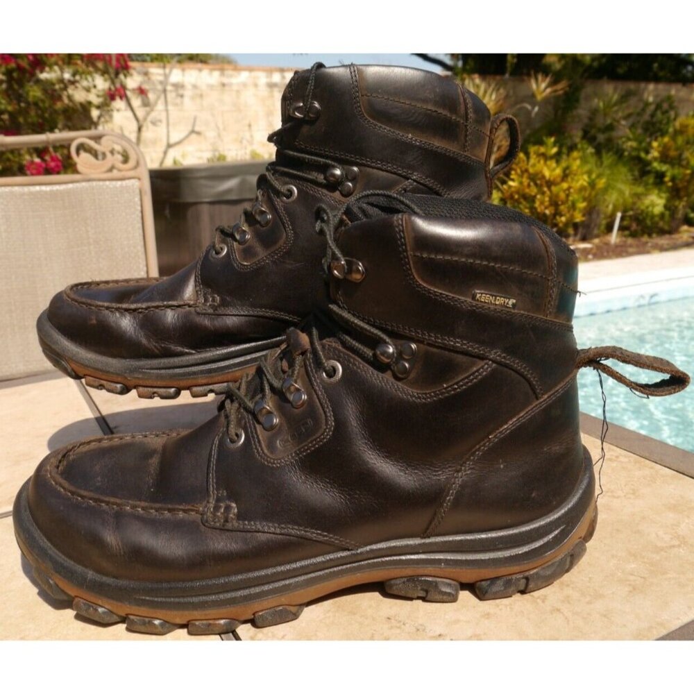 KEEN Men's Nopo Waterproof Slate Black Boot Size 12 USA Made